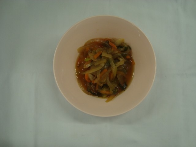 卵が入っていないカツ丼の具