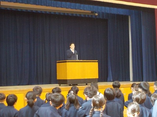 学校長のあいさつ