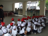 用具の説明をしっかり聞きます