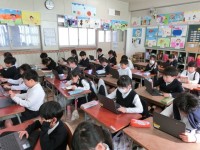 タブレットを使った自由学習