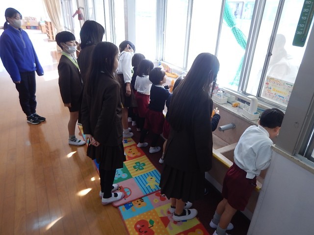 うがいの見守り