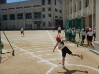 ６年　ソフトボール投げ
