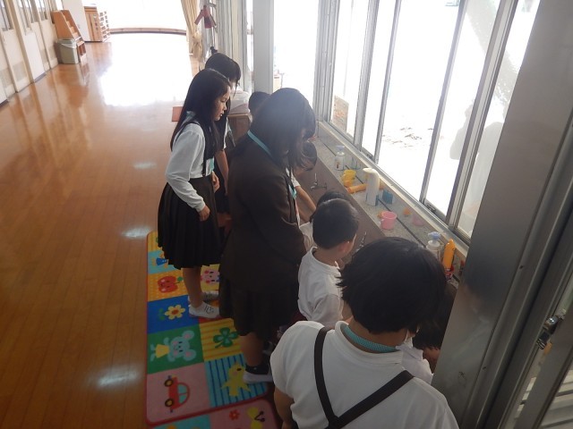 うがいの見守り