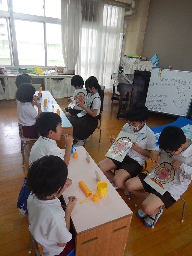歯みがきの様子