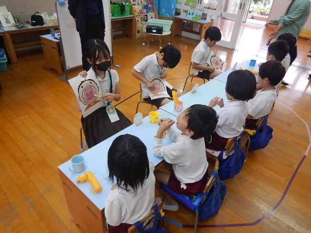 はみがきの様子