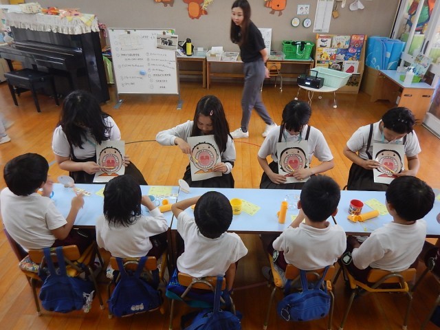 はみがきの様子