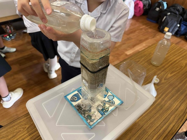 砂濾過をやってみよう！