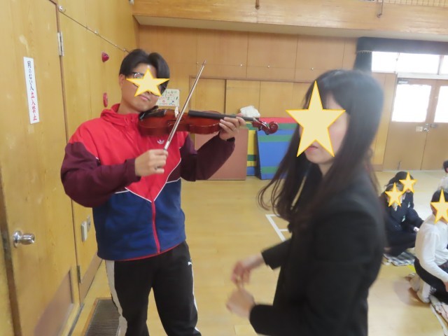先生方もバイオリン体験１