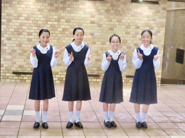 重唱部門　日吉Bの４名でパチリ！