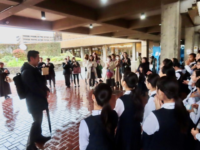 西区長さんから激励をいただきました！