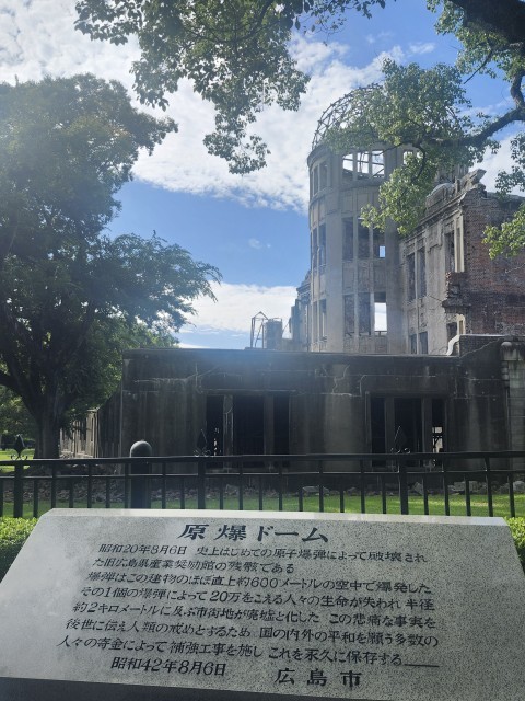 10月22～23日(木・金)　広島修学旅行　初日はネットの不具合でアップできず、復活した今から振り返っていきます