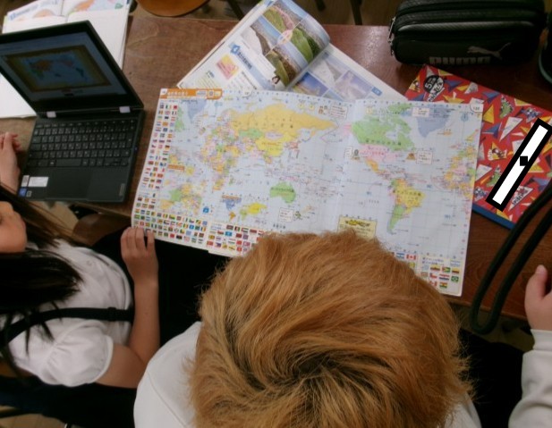 世界地図を見て・・・