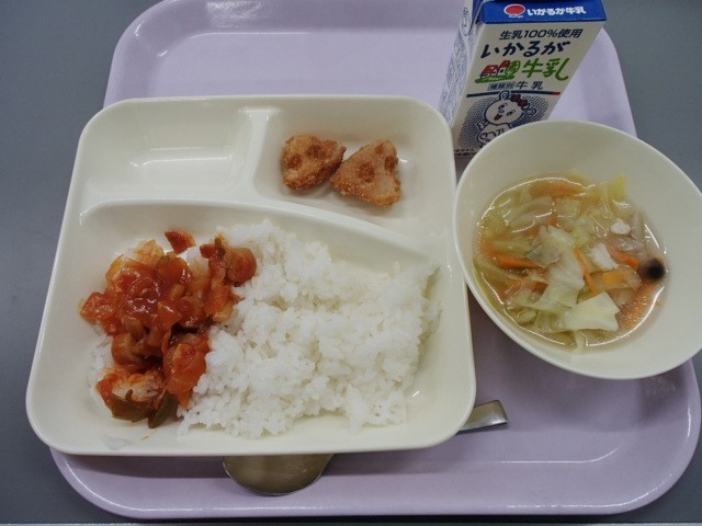 １２月１８日の給食