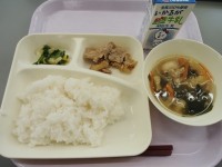 １月２３日の給食