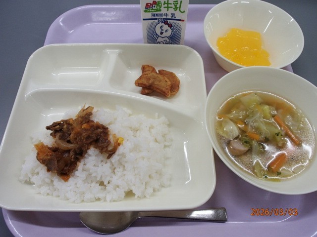 ３月３日の給食