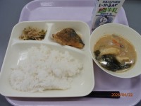 ４月２２日の給食