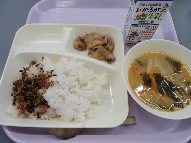 １０月２７日の給食