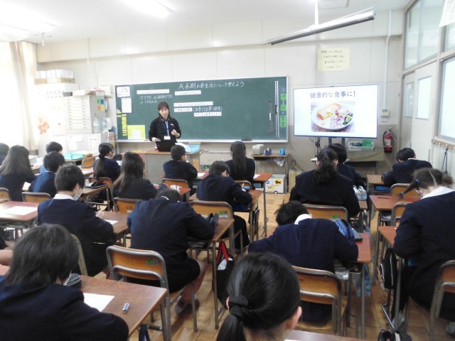 栄養指導の様子