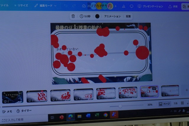 Canvaメーターに自分のポジションを表示