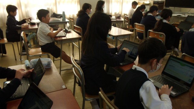 ５年生　PCを使って