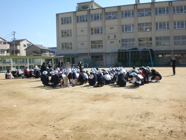 ５年クラス分けの様子