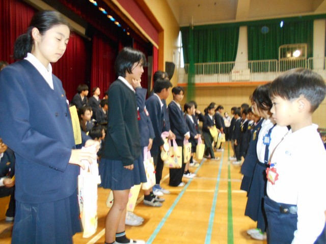 ６年生からのお礼