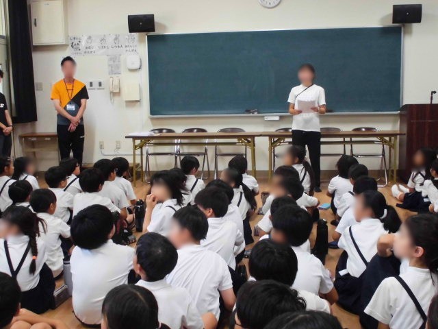 学年集会（１・２・４組）