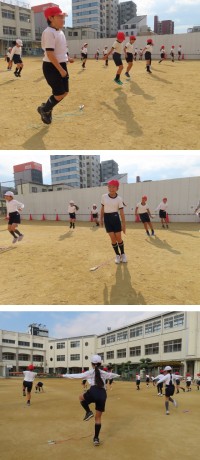 準備運動の様子