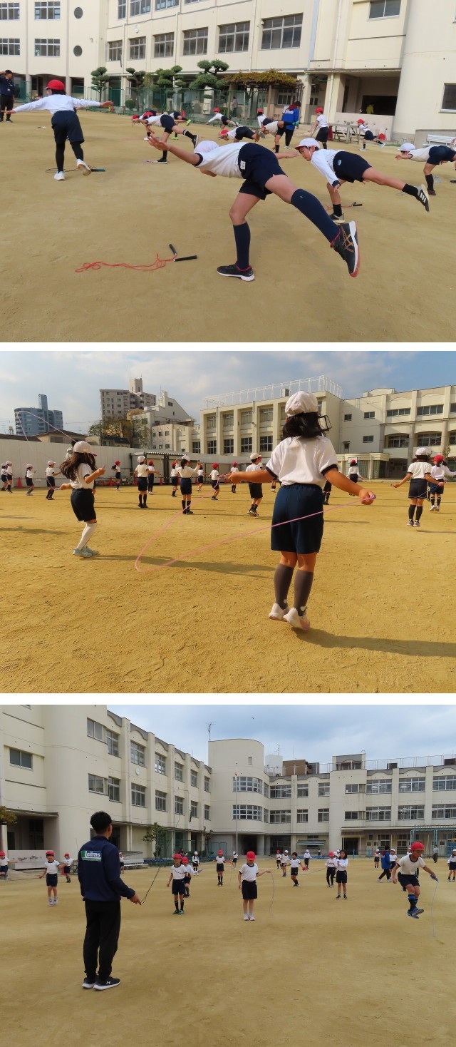 なわとびの練習