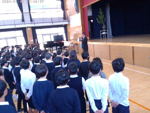 校長先生のお話