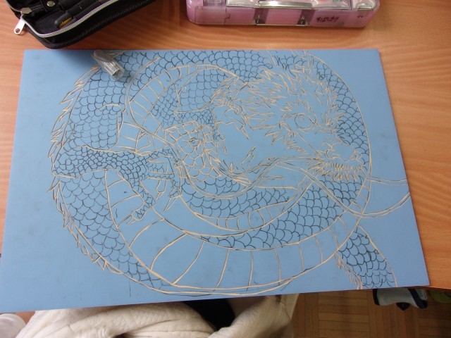 版画（龍）