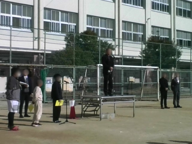 矢田東地域連合町会長のあいさつ