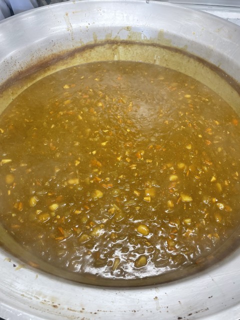 チキンレバーカレーライス