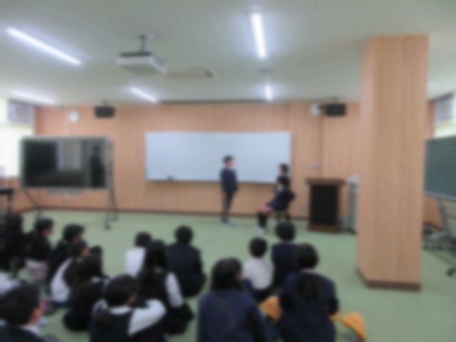 本校児童によるコント