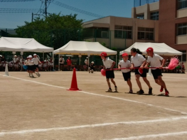 ３年　団体競技「爆走！ぐるぐるハリケーン」