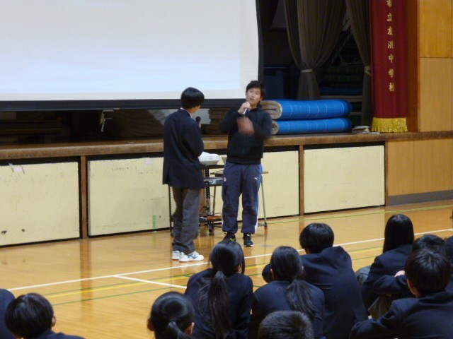 ロールプレイの様子（２年生）