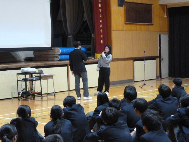 ロールプレイの様子（２年生）