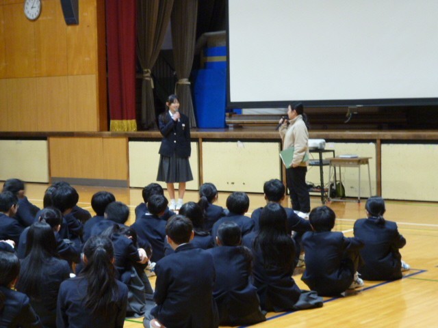 ロールプレイの様子（１年生）