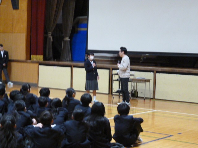 ロールプレイの様子（１年生）