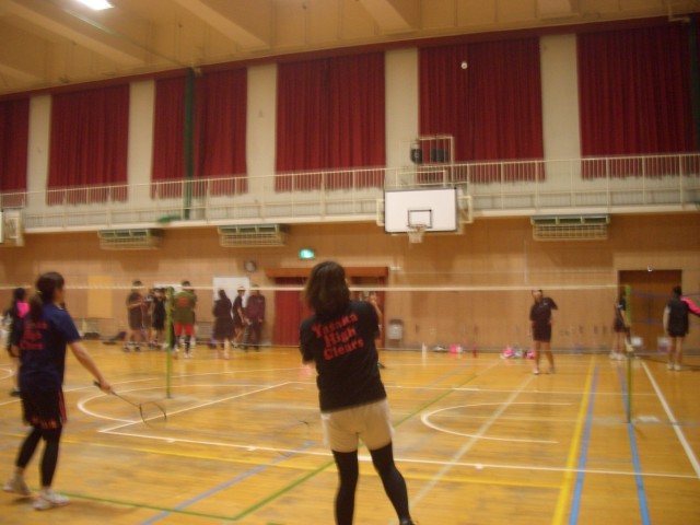 バトミントン部とPTA