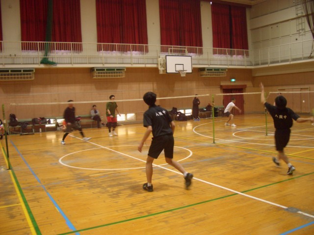 バトミントン部とPTA