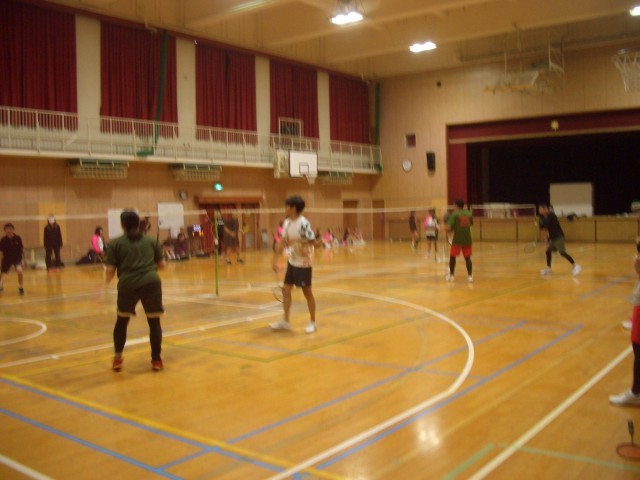 バトミントン部とPTA