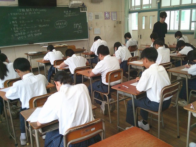 テスト受験の様子①