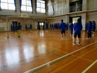 バレーのようす女子