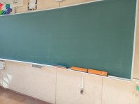 綺麗になった黒板
