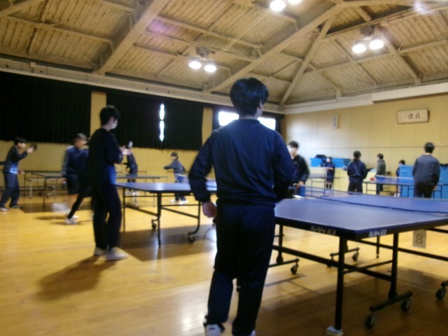 卓球部　部活納め
