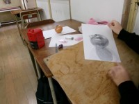 デッサン講習の様子