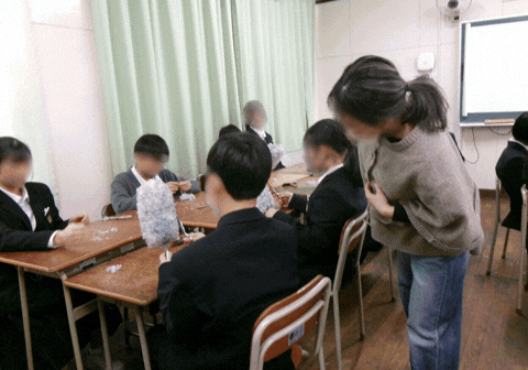 職業講話中の様子