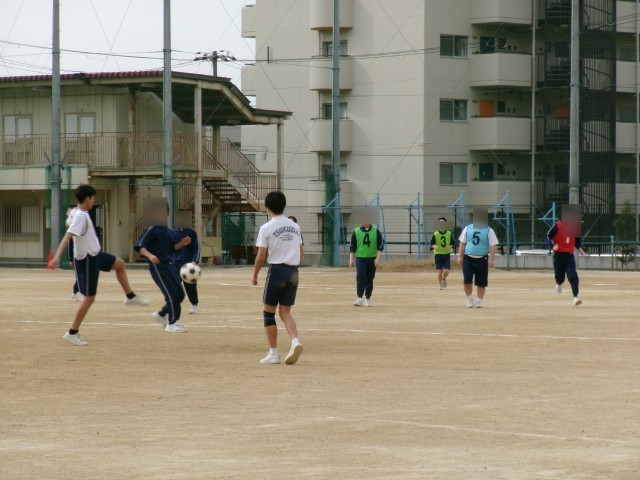 サッカーの様子