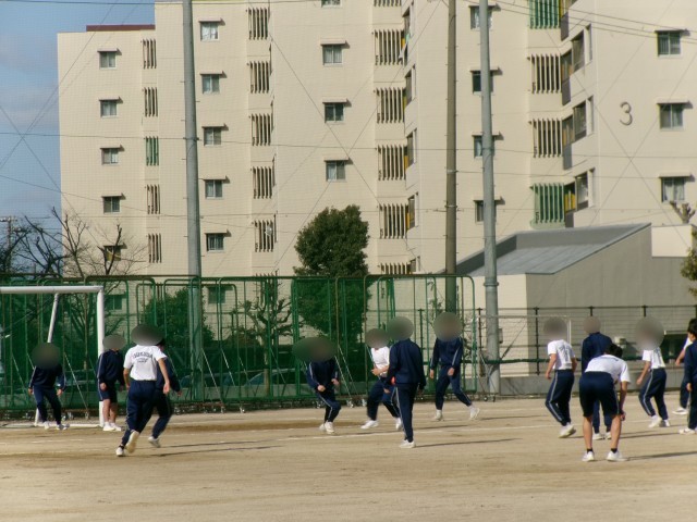 サッカーの様子